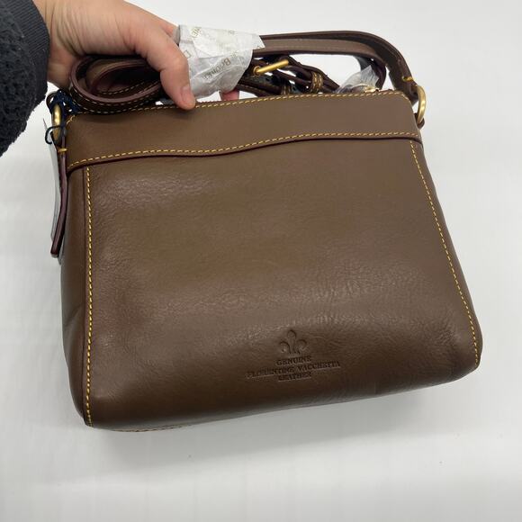 Dooney & Bourke Women Purse Florentine Leather Allison Crossbody Bags Elephant - Picture 3 of 14